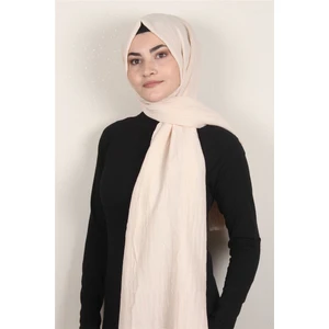 Bambu Kraşlı Şal 2724-10 Kemik