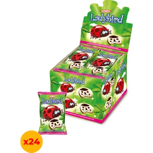 Lady Bird Sütlü Bisküvi 25 gr x 24 Adet Kutulu