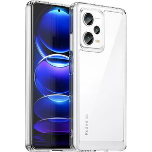 Xiaomi Redmi Note 12 Pro+ Için Şeffaf Pc Arka Tpu Tampon Telefon Kılıfı - Şeffaf (Yurt Dışından)