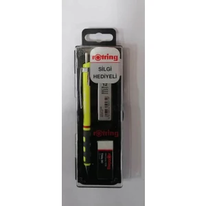 07 Versatil Tikky Kalem Seti / 07 Uç + Silgi / Rotring Kalem Set / Sarı Renkli