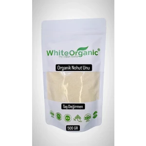 White Organic Organik Nohut Unu 500 gr Organic Chickpea Flour