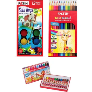 Kuru Sulu Pastel Boya Set