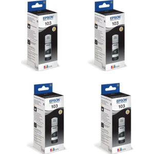 EP103 L Serisi L3250 4'lü Siyah Mürekkep Epson 103