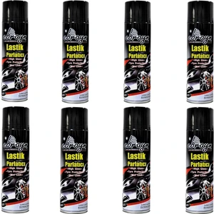 Premium Lastik Parlatıcı Tampon Parlatıcı Koruyucu Aerosol Sprey 500 ml Kaliteli 8 Adet