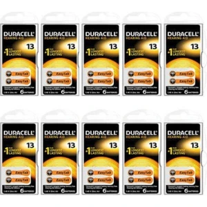 Duracel 13 Numara Kulaklık Pili 10 Paket 6'lı