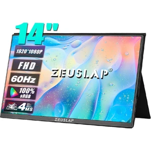 ZL14P 14'' Full Hd 1920X1080 60Hz Ads-Ips Panel Type-C, Ultra Ince Taşınabilir Monitör (ZL-Z14P)