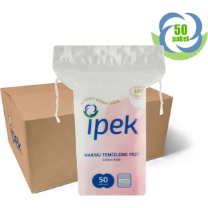 Ipek Makyaj Temizleme Pamuğu Kare 50'li 50 Paket