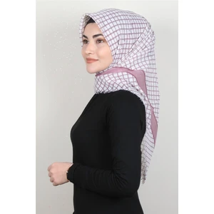 Pamuklu Trend Eşarp 9928-7 Pudra