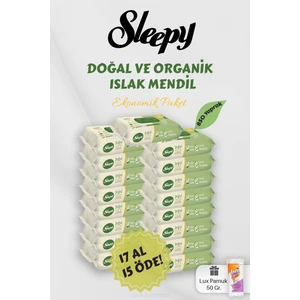 Organik Islak Mendil 17 Al 15 Öde Hediyeli