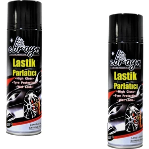 Premium Lastik Parlatıcı Tampon Parlatıcı Koruyucu Aerosol Sprey 500 ml Kaliteli 2 Adet