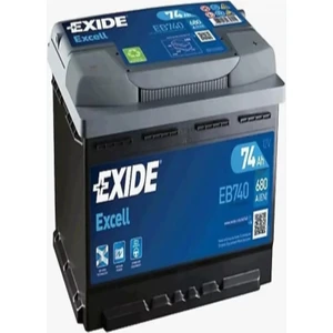 Excell 12 V 74 Ah 680 Cca Akü.!! Güncel - Yeni Üretim.!!
