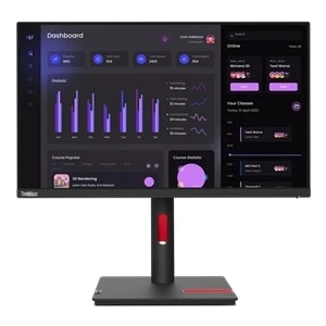 Thinkvision T24I-30, 23.8" Fhd IPS Monitör, USB Hub, Pivot, Yükseklik Ayarlı Ayak (Hdmı + Dp + Vga) Monitör 63CFMATXTK