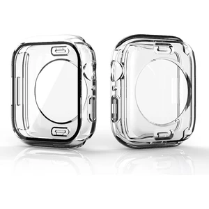 Apple Watch 9 41 mm Uyumlu Ekran Koruyucu 360° Kasa Koruma Tüm Gövde Kapak Darbe Emici