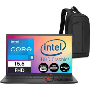 Inspiron 15 3520 Intel Core I5 1235U 12.nesil 16GB 512GB SSD 15.6 Full Hd 120HZ Windows 11 Pro Taşınabilir Bilgisayar I352024052009U Çanta HEDIYELI-ARENA17