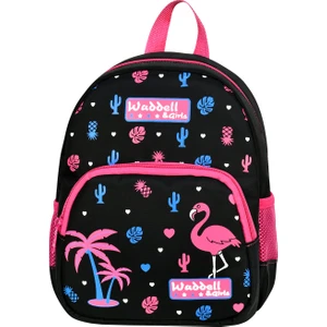 Lisanslı Flamingo Desenli Anaokul Sırt Çantası