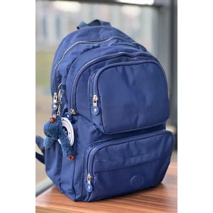 Nemo Bags Lacivert Orta Boy Sırt Çantası Okul Çantası Laptop ve Seyahat Çantası Su Geçirmez Spor