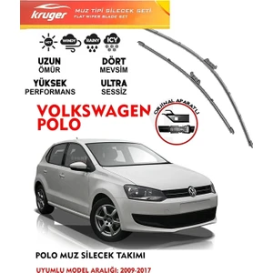 Volkswagen Polo  Ön Cam Silecek Seti 1.4 1.6 Araca Özel Orijinal Aparat 2009-2017