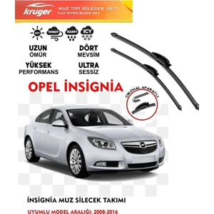 Opel Insignia Muz Silecek Takımı 1.6 2.0 Motor Araca Özel Orjinal Aparat 2008-2016