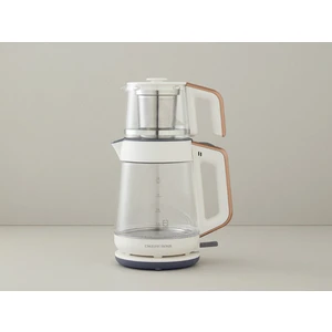 2 Yıl Cmk 6001 Cam Çay Makinesi Beyaz-Bakır 220 - 240 V 1-2 L F 500+ L Beyaz