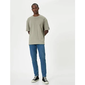 4SAM40023ND Koton Mıchael Erkek Jean Pantolon Orta Indigo
