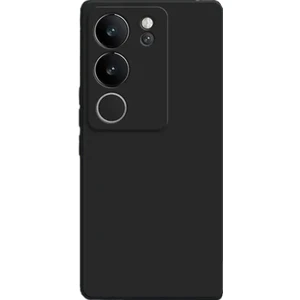 Case World Caseworld Vivo V29 5g Kapak Içi Kadife Kamera Korumalı Lansman Silikon Kılıf - Siyah