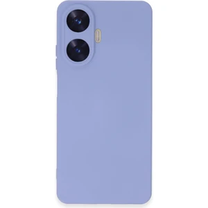 Case World Caseworld Realme C55 Kapak Içi Kadife Kamera Korumalı Lansman Silikon Kılıf - Lila