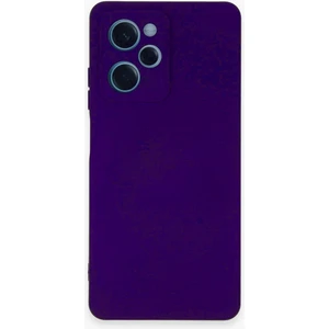 Case World Caseworld Xiaomi Poco X5 Pro 5g Kapak Içi Kadife Kamera Korumalı Lansman Silikon Kılıf - Mor