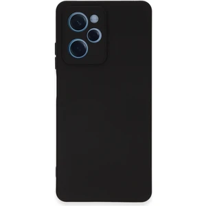 Case World Caseworld Xiaomi Poco X5 Pro 5g Kapak Içi Kadife Kamera Korumalı Lansman Silikon Kılıf - Siyah