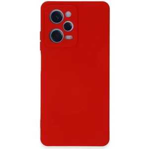 Case World Caseworld Xiaomi Poco X5 Pro 5g Kapak Içi Kadife Kamera Korumalı Lansman Silikon Kılıf - Kırmızı