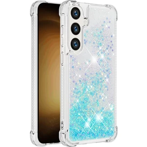 Seashell Digital Samsung Galaxy S24+ Sıvı Yüzen Payetler Tpu /pentagram Telefon Kılıfı (Yurt Dışından)