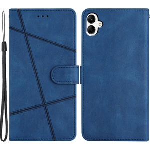 Seashell Digital Samsung Galaxy A05 4g Doku Pu Deri Baskılı Çizgiler Telefon Kılıfı (Yurt Dışından)