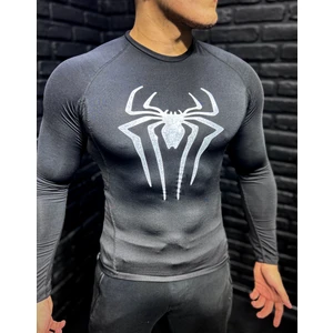 Uzun Kollu Compression Body Fit Spor Tam Beden Erkek Tişört