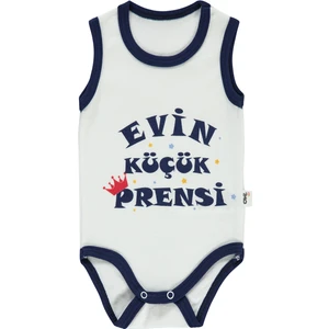 Civil Baby Erkek Bebek Çıtçıtlı Badi 1-36 Ay Lacivert