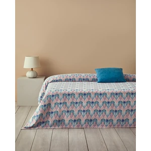 English Home Tropical Palm Tek Kişilik Pike Mavi
