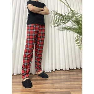 Erkek %100 Pamuk Cepsiz Beli Lastikli Pijama Altı Eşofman