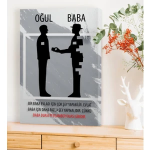 Oğul Baba Kanvas Tablo (50 x 70 Cm.)