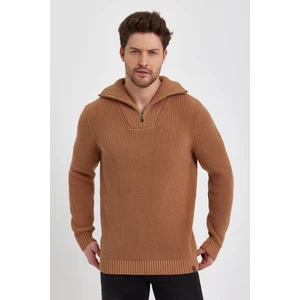 Alexander Gardi Fermuarlı Yarım Balıkçı Yaka Kazak (E22-5718)