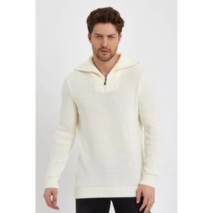 Alexander Gardi Fermuarlı Yarım Balıkçı Yaka Kazak (E22-5718)