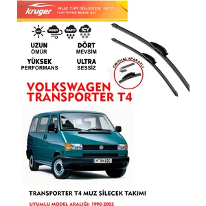 Volkswagen Transporter T4 Muz Silecek Takımı 1.8 1.9 2.0 Motor Araca Özel Orjinal Aparat (1990 - 2003)