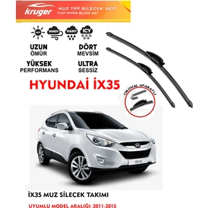 Hyundai İX35 Ön Silecek Takımı 2011-2015 Arası Araca Özel Orjinal Aparat