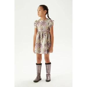 Kız Çocuk Desenli Elbise 23FW0TJ4918