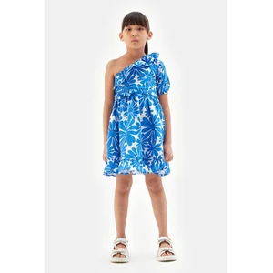 Kız Çocuk Desenli Elbise - 23SS1TJ4922