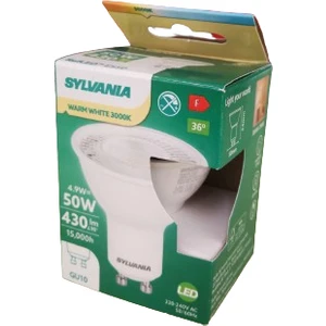 430 Lümen 4,9W 3000K Sarı Işık LED Ampul GU10 Duylu Sylvanıa 6lı Paket