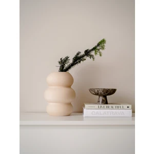 Beige & Stone Basel Vazo Dekoratif Obje