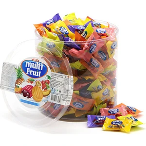 Multi Fruit Karışık Meyveli Sert Şeker 1 Kg Kutulu