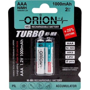 Ni-Mh AAA 1000MAH 2 Adet Şarj Edilebilir Kalem Pil