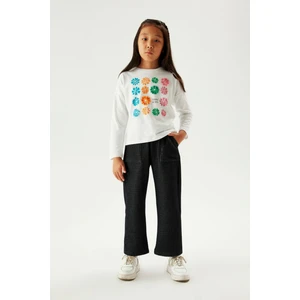 Kız Çocuk Beyaz T-Shirt 23FW0TJ4511