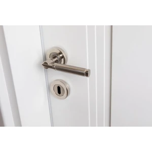 Eveo Kapı Kolları Rozetli Nikel Parçalı Wc Kapı Kolu