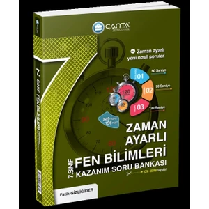 Çanta Yayınları 7. Sınıf Fen Bilimleri Zaman Ayarlı Kazanım Soru Bankası