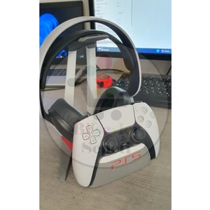 Bi'şeyler Sepeti Ps5 - Playstation 5 -Uyumlu Dualsense Kol ve Pulse Kulaklık Stand Aparat